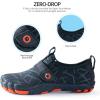SEEKWAY Barefoot Water Shoes for Kids – Wide Toe Box and Quick-Dry Sand Shoes Toddler for Hiking Swim Beach Pool Kayak Sport Accessories, Camping Essentials Must-Haves for Boys Girls Sizes(3a-navy Blue)