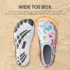 SEEKWAY Barefoot Water Shoes for Kids – Wide Toe Box and Quick-Dry Sand Shoes Toddler for Hiking Swim Beach Pool Kayak Sport Accessories, Camping Essentials Non-Slip for Boys Girls Sizes(3c-113 White Dinosaur)