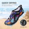 SEEKWAY Barefoot Water Shoes for Kids – Wide Toe Box and Quick-Dry Sand Shoes Toddler for Hiking Swim Beach Pool Kayak Sport Accessories, Camping Essentials Non-Slip for Boys Girls Sizes(2c-107 Black Shark)