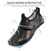 SEEKWAY Barefoot Water Shoes for Kids – Wide Toe Box and Quick-Dry Sand Shoes Toddler for Hiking Swim Beach Pool Kayak Sport Accessories, Camping Essentials Must-Haves for Boys Girls Sizes(1c-black Orange)