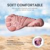 SEEKWAY Barefoot Water Shoes for Kids – Wide Toe Box and Quick-Dry Sand Shoes Toddler for Hiking Swim Beach Pool Kayak Sport Accessories, Camping Essentials Non-Slip for Boys Girls Sizes(4b-202 Pink Purple)