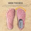 SEEKWAY Barefoot Water Shoes for Kids – Wide Toe Box and Quick-Dry Sand Shoes Toddler for Hiking Swim Beach Pool Kayak Sport Accessories, Camping Essentials Non-Slip for Boys Girls Sizes(4e-205 Pink)