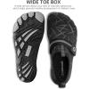 SEEKWAY Barefoot Water Shoes for Kids – Wide Toe Box and Quick-Dry Sand Shoes Toddler for Hiking Swim Beach Pool Kayak Sport Accessories, Camping Essentials Must-Haves for Boys Girls Sizes(3b-black)
