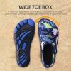 SEEKWAY Barefoot Water Shoes for Kids – Wide Toe Box and Quick-Dry Sand Shoes Toddler for Hiking Swim Beach Pool Kayak Sport Accessories, Camping Essentials Non-Slip for Boys Girls Sizes(2d-108 Blue Shark)