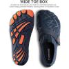 SEEKWAY Barefoot Water Shoes for Kids – Wide Toe Box and Quick-Dry Sand Shoes Toddler for Hiking Swim Beach Pool Kayak Sport Accessories, Camping Essentials Must-Haves for Boys Girls Sizes(3a-navy Blue)