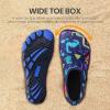 SEEKWAY Barefoot Water Shoes for Kids – Wide Toe Box and Quick-Dry Sand Shoes Toddler for Hiking Swim Beach Pool Kayak Sport Accessories, Camping Essentials Non-Slip for Boys Girls Sizes(3a-111 Blue Dinosaur)