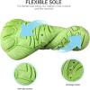 SEEKWAY Barefoot Water Shoes for Kids – Wide Toe Box and Quick-Dry Sand Shoes Toddler for Hiking Swim Beach Pool Kayak Sport Accessories, Camping Essentials Must-Haves for Boys Girls Sizes(1d-black Green)