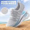 SEEKWAY Mens Womens Water Shoes Quick Dry Aqua Shoes Barefoot for Beach Surf Hiking Pool Water Sports(1a-knit White)