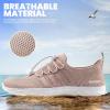 SEEKWAY Mens Womens Water Shoes Quick Dry Aqua Shoes Barefoot for Beach Surf Hiking Pool Water Sports(1e-pink Gold)