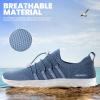 SEEKWAY Mens Womens Water Shoes Quick Dry Aqua Shoes Barefoot for Beach Surf Hiking Pool Water Sports(1i-dark Blue)