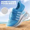 SEEKWAY Mens Womens Water Shoes Quick Dry Aqua Shoes Barefoot for Beach Surf Hiking Pool Water Sports(1j-light Blue)