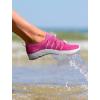 SEEKWAY Mens Womens Water Shoes Quick Dry Aqua Shoes Barefoot for Beach Surf Hiking Pool Water Sports(1m-rosy)
