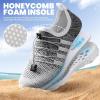 SEEKWAY Mens Womens Water Shoes Quick Dry Aqua Shoes Barefoot for Beach Surf Hiking Pool Water Sports(1p-light Grey)