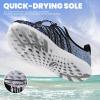 SEEKWAY Mens Womens Water Shoes Quick Dry Aqua Shoes Barefoot for Beach Surf Hiking Pool Water Sports(1s-three Colour)