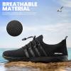 SEEKWAY Mens Womens Water Shoes Quick Dry Aqua Shoes Barefoot for Beach Surf Hiking Pool Water Sports(2c-knit Galaxy)