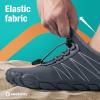 SEEKWAY Water Shoes Men Women Adult Quick-Dry Aqua Sock Barefoot for Beach Swim River Pool Lake Hiking Kayaking Surfing(1f-415 Dark Grey 35)