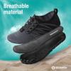 SEEKWAY Water Shoes Men Women Adult Quick-Dry Aqua Sock Barefoot for Beach Swim River Pool Lake Hiking Kayaking Surfing(1g-455 Gradient Dark Grey)