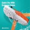 SEEKWAY Water Shoes Men Women Adult Quick-Dry Aqua Sock Barefoot for Beach Swim River Pool Lake Hiking Kayaking Surfing(1i-418 Gradient Orange White)