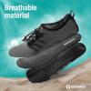 SEEKWAY Water Shoes Men Women Adult Quick-Dry Aqua Sock Barefoot for Beach Swim River Pool Lake Hiking Kayaking Surfing(1n-426 Grey)