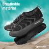 SEEKWAY Water Shoes Men Women Adult Quick-Dry Aqua Sock Barefoot for Beach Swim River Pool Lake Hiking Kayaking Surfing(1p-606 Black)