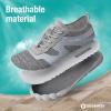 SEEKWAY Water Shoes Men Women Adult Quick-Dry Aqua Sock Barefoot for Beach Swim River Pool Lake Hiking Kayaking Surfing(2c-ab056 Gray White)