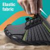 SEEKWAY Water Shoes Men Women Adult Quick-Dry Aqua Sock Barefoot for Beach Swim River Pool Lake Hiking Kayaking Surfing(3a-405 Blackgreen)