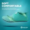 SEEKWAY Water Shoes Quick-Dry Aqua Socks Barefoot Slip-on for Beach Pool Swim River Yoga Lake Surf Women Men Black SK001(1d-splice Green)