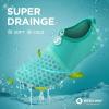 SEEKWAY Water Shoes Quick-Dry Aqua Socks Barefoot Slip-on for Beach Pool Swim River Yoga Lake Surf Women Men Black SK001(1d-splice Green)