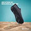 SEEKWAY Water Shoes Quick-Dry Aqua Socks Barefoot Slip-on for Beach Pool Swim River Yoga Lake Surf Women Men Black SK001(3b-742 Gray)