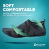 SEEKWAY Water Shoes Quick-Dry Aqua Socks Barefoot Slip-on for Beach Pool Swim River Yoga Lake Surf Women Men Black SK001(7aa-black Shark)