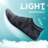 SEEKWAY Water Shoes Quick-Dry Aqua Socks Barefoot Slip-on for Beach Pool Swim River Yoga Lake Surf Women Men Black SK001(7aa-black Shark)