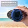 SEEKWAY Water Shoes Women Men Adult Quick-Dry Aqua Socks Barefoot Non Slip for Beach Swim River Pool Lake surf Black SK002(U)(1c-stripe Blue-2)