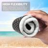 SEEKWAY Water Shoes Women Men Adult Quick-Dry Aqua Socks Barefoot Non Slip for Beach Swim River Pool Lake surf Black SK002(U)(1d-stripe White-2)