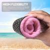 SEEKWAY Water Shoes Women Men Adult Quick-Dry Aqua Socks Barefoot Non Slip for Beach Swim River Pool Lake surf Black SK002(U)(1e-stripe Pink-2)