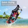 SEEKWAY Water Shoes Women Men Adult Quick-Dry Aqua Socks Barefoot Non Slip for Beach Swim River Pool Lake surf Black SK002(U)(2a-1281 Painted Tie-dye)
