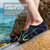SEEKWAY Water Shoes Women Men Adult Quick-Dry Aqua Socks Barefoot Non Slip for Beach Swim River Pool Lake surf Black SK002(U)(2c-1172 Watermarks)