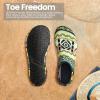 SEEKWAY Water Shoes Women Men Adult Quick-Dry Aqua Socks Barefoot Non Slip for Beach Swim River Pool Lake surf Black SK002(U)(2e-1403 Totem)