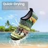 SEEKWAY Water Shoes Women Men Adult Quick-Dry Aqua Socks Barefoot Non Slip for Beach Swim River Pool Lake surf Black SK002(U)(2e-1403 Totem)