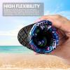 SEEKWAY Water Shoes Women Men Adult Quick-Dry Aqua Socks Barefoot Non Slip for Beach Swim River Pool Lake surf Black SK002(U)(2g-1219 Floral Glass)