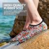 SEEKWAY Water Shoes Women Men Adult Quick-Dry Aqua Socks Barefoot Non Slip for Beach Swim River Pool Lake surf Black SK002(U)(2i-1335 Floral)