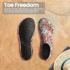 SEEKWAY Water Shoes Women Men Adult Quick-Dry Aqua Socks Barefoot Non Slip for Beach Swim River Pool Lake surf Black SK002(U)(2i-1335 Floral)