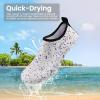 SEEKWAY Water Shoes Women Men Adult Quick-Dry Aqua Socks Barefoot Non Slip for Beach Swim River Pool Lake surf Black SK002(U)(2j-1312 Paint Spot)