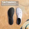 SEEKWAY Water Shoes Women Men Adult Quick-Dry Aqua Socks Barefoot Non Slip for Beach Swim River Pool Lake surf Black SK002(U)(2j-1312 Paint Spot)