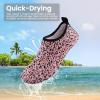 SEEKWAY Water Shoes Women Men Adult Quick-Dry Aqua Socks Barefoot Non Slip for Beach Swim River Pool Lake surf Black SK002(U)(2k-1313 Paint Spot)