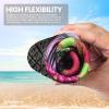 SEEKWAY Water Shoes Women Men Adult Quick-Dry Aqua Socks Barefoot Non Slip for Beach Swim River Pool Lake surf Black SK002(U)(2k-1563 Floral)