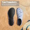 SEEKWAY Water Shoes Women Men Adult Quick-Dry Aqua Socks Barefoot Non Slip for Beach Swim River Pool Lake surf Black SK002(U)(2l-1062 Wave Point)