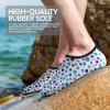 SEEKWAY Water Shoes Women Men Adult Quick-Dry Aqua Socks Barefoot Non Slip for Beach Swim River Pool Lake surf Black SK002(U)(2l-1062 Wave Point)