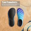 SEEKWAY Water Shoes Women Men Adult Quick-Dry Aqua Socks Barefoot Non Slip for Beach Swim River Pool Lake surf Black SK002(U)(2m-1083 Mermaid Scale)