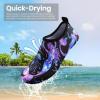 SEEKWAY Water Shoes Women Men Adult Quick-Dry Aqua Socks Barefoot Non Slip for Beach Swim River Pool Lake surf Black SK002(U)(2n-1511 Mermaid)