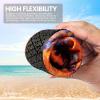 SEEKWAY Water Shoes Women Men Adult Quick-Dry Aqua Socks Barefoot Non Slip for Beach Swim River Pool Lake surf Black SK002(U)(2o-1011 Fern Leaf)